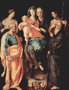 Jacopo Pontormo Annen-Altar, Madonna mit Hl. Anna, links Germany oil painting artist